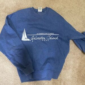 Small blue, Texas sweatshirt